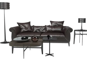 poliziano sofa natuzzi 3D Model