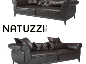 sof&aacute; poliziano natuzzi Modelo 3D