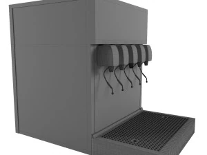 pepsi fountain machine 3D Model