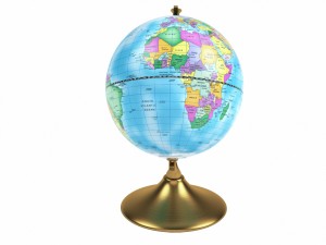 world globe day night natureetde couverts 3D Model