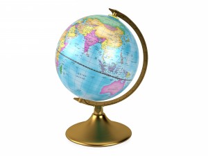 world globe day night natureetde couverts 3D Model