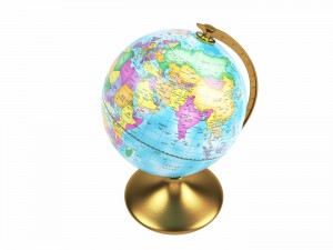 world globe day night natureetde couverts 3D Model