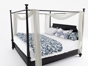 diamond head bed 3D Model