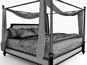 diamond head bed 3D Model