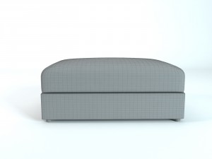 ikea footstool vimle 3D Model