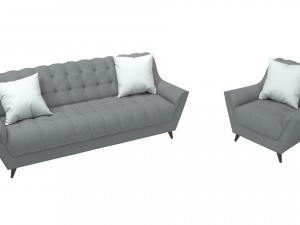 fitzgerald sofa joybird collection 3D Model
