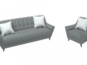 fitzgerald sofa joybird collection 3D Model