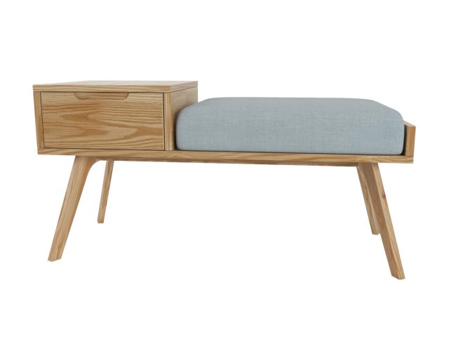 storage bench jenson made 3D मॉडल .c4d .max .obj .3ds .fbx .stl .blend 