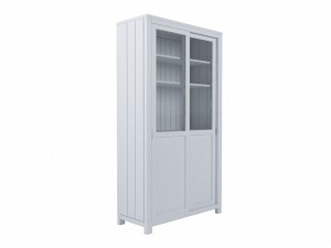 showcase white maisons du monde model Modelo 3D