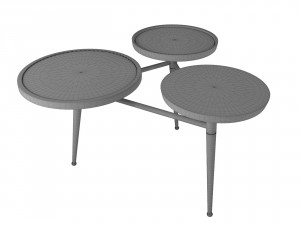 3d table gatsby maisons du monde 3D Model