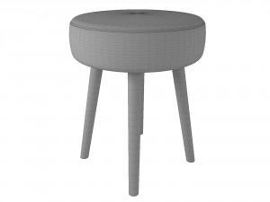 stool leonie maisons du monde 3d 3D Model