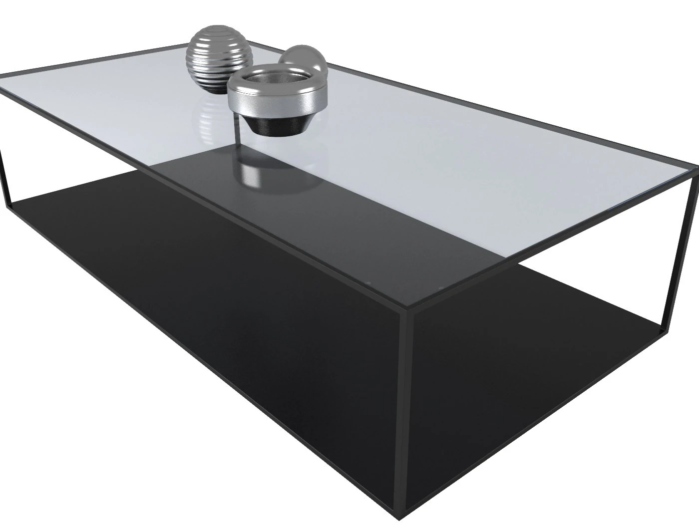 coffee table watson maisons du monde 3D Model .c4d .max .obj .3ds .fbx .stl .blend