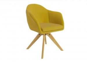 armchair quilda laredoute Model 3D