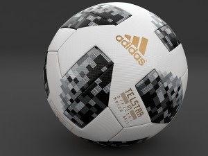 telstar ball adidas 3Dモデル