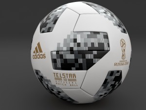 telstar ball adidas 3Dモデル