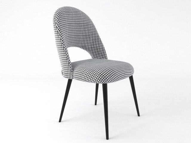 chair iris maison du monde 3D Model .c4d .max .obj .3ds .fbx .stl .blend 