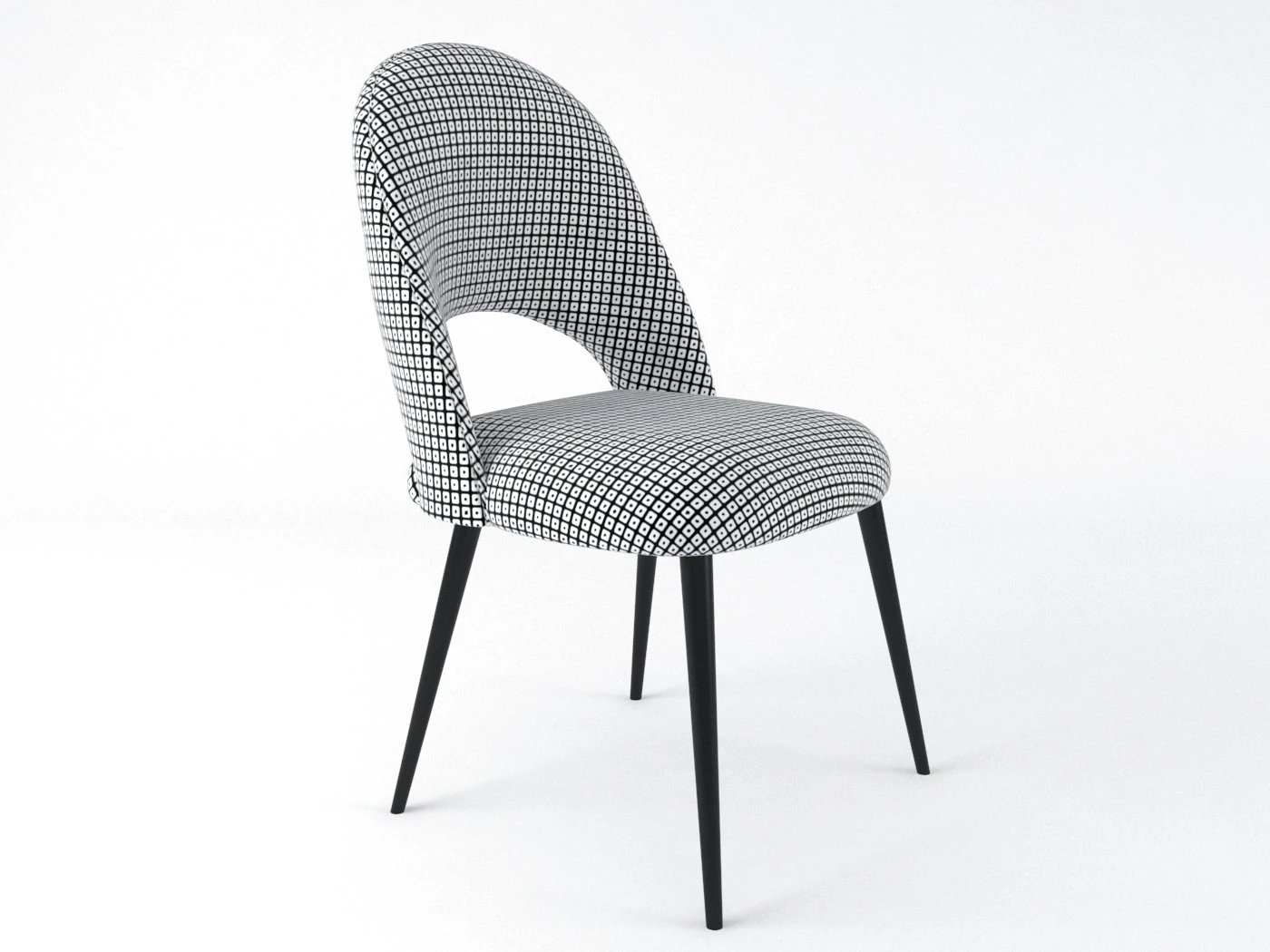 chair iris maison du monde 3D Model .c4d .max .obj .3ds .fbx .stl .blend