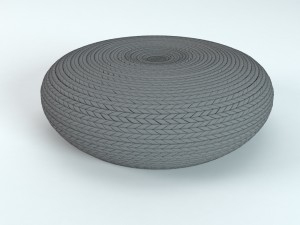 3d ikea stool alseda model 3D Model