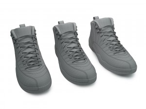 air jordan 12 retro nike 3D Model