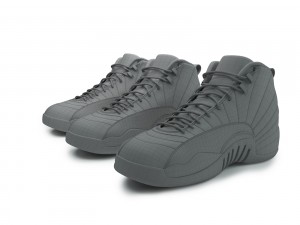 air jordan 12 retro nike 3D Model