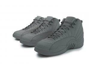 air jordan 12 retro nike 3D Model