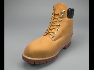 timberland boot 3D Model