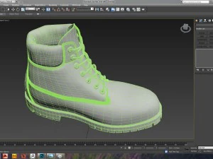 timberland boot 3D Model
