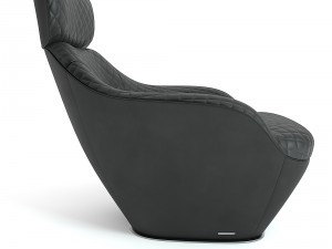 bergamote armchair and ottoman 3D Model