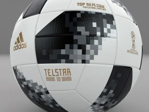 Adidas telstar 18 WK-shirt replique 3D Model