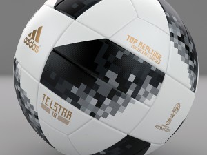 adidas telstar 18 world cup top replique 3D Model