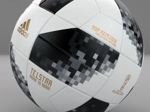 adidas telstar 18 world cup top replique 3D Model
