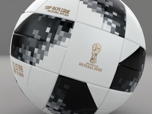 adidas telstar 18 world cup top replique 3D Model