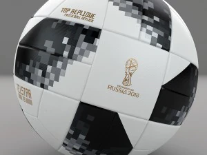 adidas telstar 18 world cup top replique 3D Model