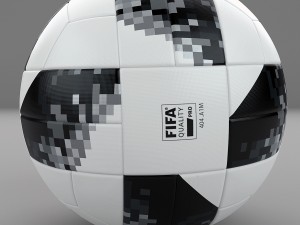 adidas telstar 18 world cup top replique 3D Model