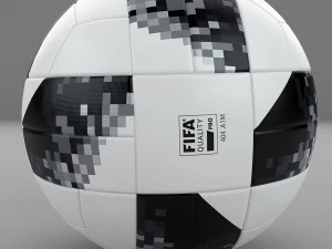 adidas telstar 18 world cup top replique 3D Model