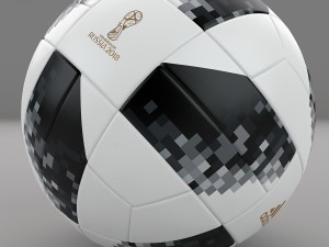 adidas telstar 18 world cup top replique 3D Model
