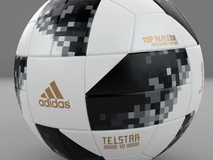 adidas telstar 18 world cup top replique 3D Model