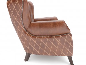 armchair vintage country 3D Model