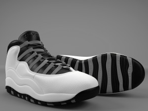 air jordan 10 retro nike 3D 모델