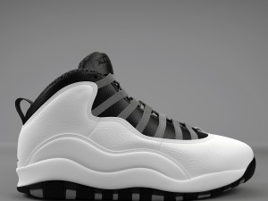 air jordan 10 retro nike 3D 모델