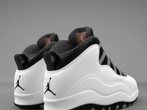 air jordan 10 retro Modèle 3D