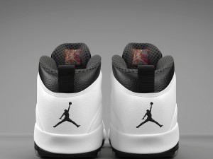 air jordan 10 retro nike 3D 모델
