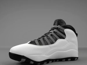 air jordan 10 retro Modèle 3D