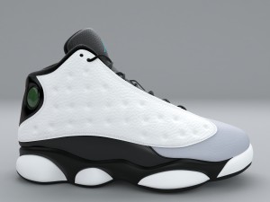 air jordan 13 retro 3D मॉडल