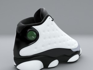 air jordan 13 retro 3D मॉडल