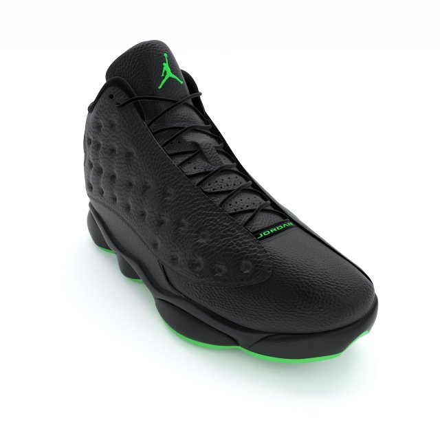 air jordan 13 retro 3D Model .c4d .max .obj .3ds .fbx .stl .blend 
