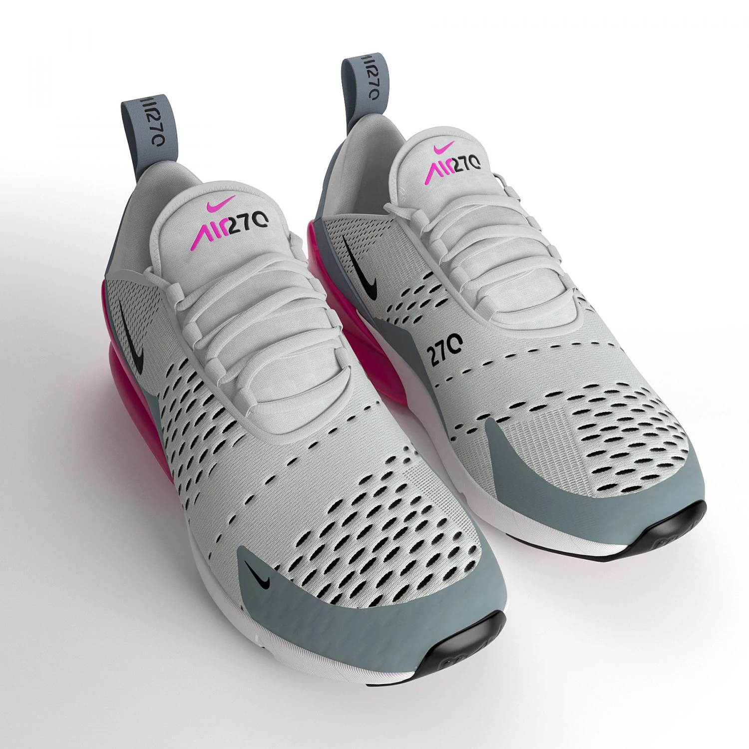 air max 270 nike pbr 3D Model .c4d .max .obj .3ds .fbx .stl .blend 