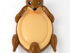 inflatable otter Modèle 3D