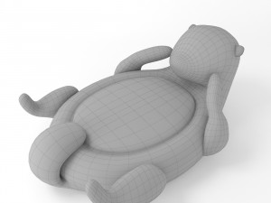 inflatable otter Modèle 3D
