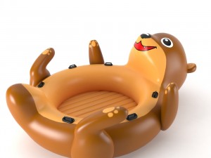 inflatable otter 01 Modello 3D
